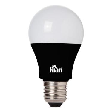 Imagem de Lampada led bulbo a 9w luz negra neon efeito bivolt e27 kian