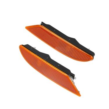 Imagem de Hihaha Luz de LED para para-choque lateral dianteiro 2218200121 para Mercedes-Benz W221 S550 2007-2008 PC ABS laranja material durável