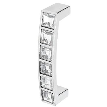 Imagem de Puxadores de Diamante para Cômoda, Puxador de Cristal para Armário, Alças Decorativas, Moderno, Alça Dupla, Puxador de Gaveta para Armário, Porta de Cômoda