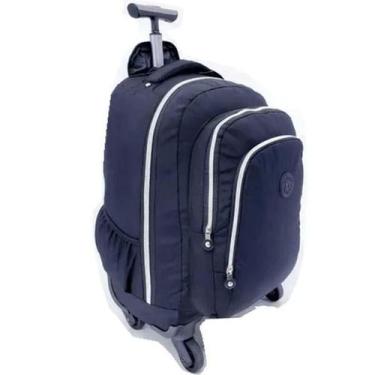 Imagem de Mochila Escolar Tactel Rodinhas Giratoria 360 Notebook Tm39 - Ello