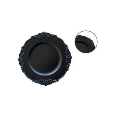 Imagem de Kit com 6 Sousplat Petit Orlando 25 cm para Sopeira - Linda e Elegante