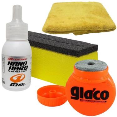 Imagem de Cristalizador De Vidros Glaco Soft99 Restaurador E Toalha - Soft 99