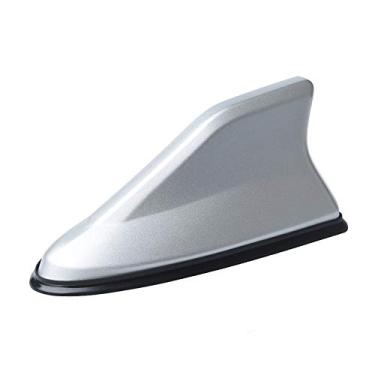 Imagem de idain Antena Universal Montada no Teto do Carro, Barbatana de Tubarão, Prata