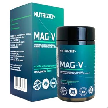 Imagem de Nutrizion Mag-v 60 Capsulás Magnésio Coenzima Q10 50mg + Vit E B1 B2