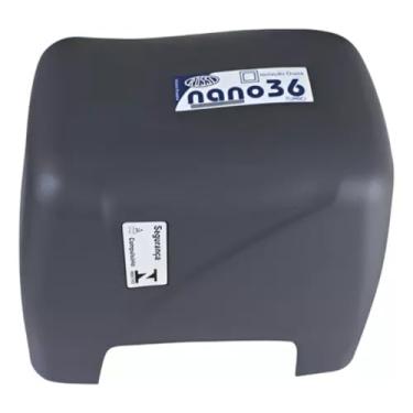 Imagem de Capa Carenagem Tampa para Motor Nano Turbo 36 Deslizante Cinza Plástico Compatível Rossi