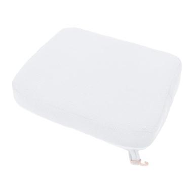Imagem de Almofada de assento de chuveiro, elastômero termoplástico PP Suporte confortável e respirável Almofada de cadeira de banheira Capa lavável Almofada de cadeira de chuveiro (Branco)