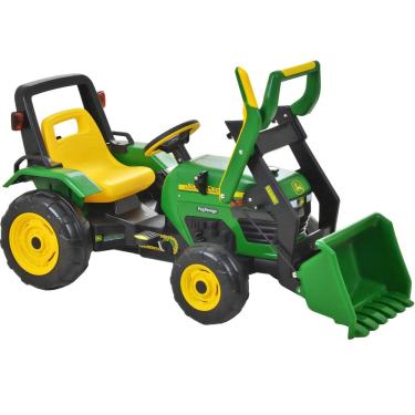 Imagem de Trator de Pedal Infantil Peg Perego Deere Ground Loader Verde
