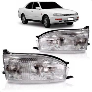 Imagem de Par Farol para Toyota Camry 1992 1993 1994 - DEPO