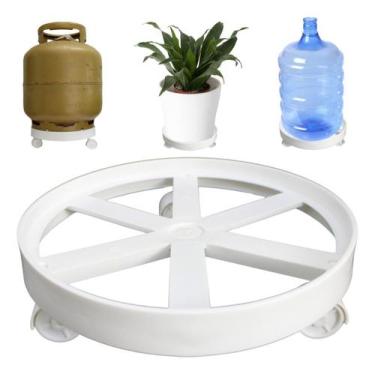 Imagem de Suporte Para Botijão De Gás Vasos Plantas Com Rodinha 55kg - Micromax,