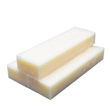 Imagem de Blended Waxes, Inc. Pacote com 3 Cera Microcristalina de 450 g Bloco – Cera Microcristalina totalmente refinada para esculpir, adesivos, cosméticos e uma variedade de outras aplicações