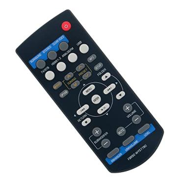 Imagem de Controle remoto de substituição FSR50 WY57780 - ALLIMITY - adequado para Yamaha Sound Bar FSR50-WY57780 Controle remoto YHTS401BL YHT-S401 SR301 YHT-S401BL SR-301 NS-BR301 NSBR301 YHTS401