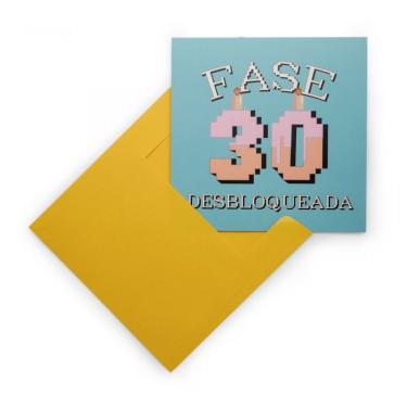 Imagem de Cartao Aniversario Fase 30 Desbloqueada