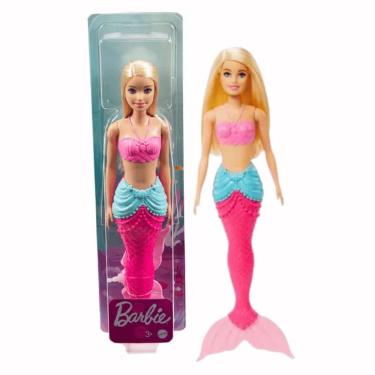 Imagem de Boneca Barbie Sereia Dreamtopia Loira Cauda Rosa Mattel