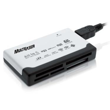 Imagem de Leitor De Cartão Universal Externo Multilaser - AC076, Preto