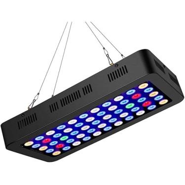 Imagem de Luz De Aquário Led De 165w,luz De Coral Led Regulável De Espectro Total Com Corrente De Margarida,para Recife De água Salgada Aquário Azul Branco Iluminação Tanque De Recife Marinho