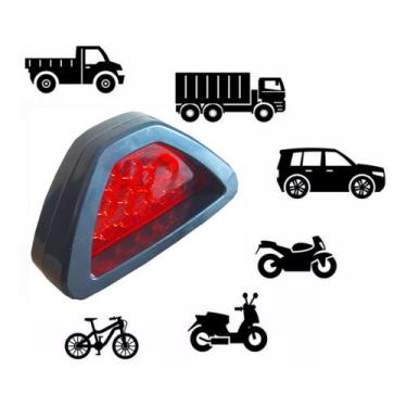Imagem de Luz De Freio Brake Light Triangular Modelo Formula F1Pisca - Cinoy