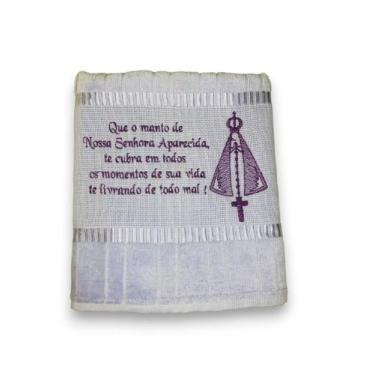 Imagem de Toalha de rosto Bordada Nossa Senhora - Dohler, Lilás