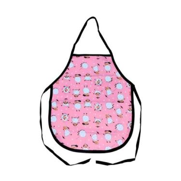 Imagem de Avental Infantil Impermeável Estampado - Bemprat, Rosa