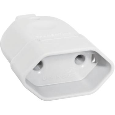 Imagem de Plugue fêmea 2P 10A 250V~ cor branco - Tramontina