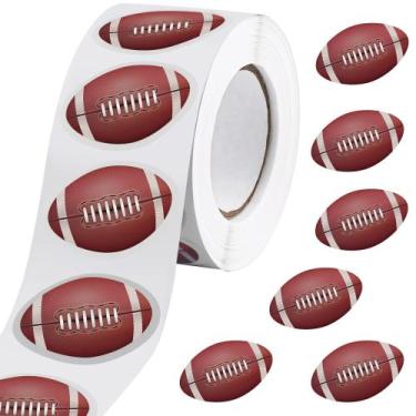 Imagem de Adesivos de futebol Durony 500 peças de papel autoadesivo