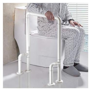 Imagem de Barras de apoio, barra de apoio, segurança de banheiro, piso de banheiro, corrimão de aço inoxidável, antiderrapante, suporte de vaso sanitário para deficientes, R