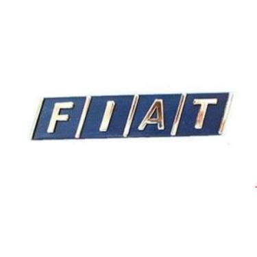 Imagem de Emblema Fiat Azul Porta-Malas 12x2,5cm FIAT 147 Uno Premio Elba Tipo -