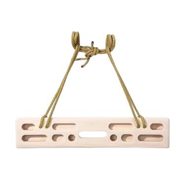 Imagem de oshhni Hangboard, prancha de escalada, equipamento de ginástica para montanhismo, exercícios compactos para uso interno e externo, barra de pull-up portátil,