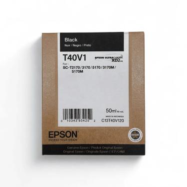 Imagem de Cartucho De Tinta Epson T40v120 Preto T40v | T3170m T3170 T5170 | Original