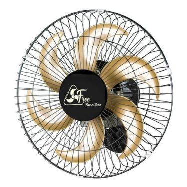 Imagem de Ventilador De Parede Venti-delta Free 40cm Bivolt, Preto, Bivolt