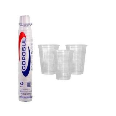 Imagem de Kit 500 Copo Descartável 180ml Transparente