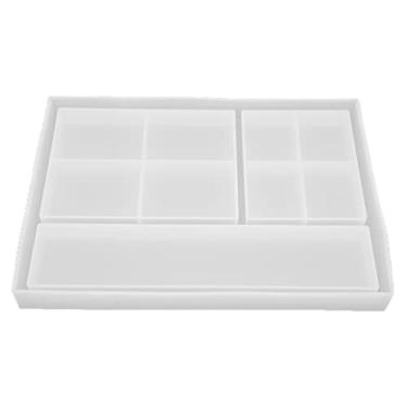 Imagem de Molde de bandeja de cristal DIY SIWOTED reutilizável fácil de desmoldar moldes de caixa de joias de múltiplas grades