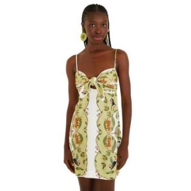 Imagem de Vestido Curto Farm Rio Lenço Floresta Doce-Feminino