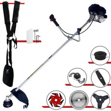 Imagem de Roçadeira À Gasolina Toyama RT43LB-25A 43cc 1,7HP Com Carretel Nylon +