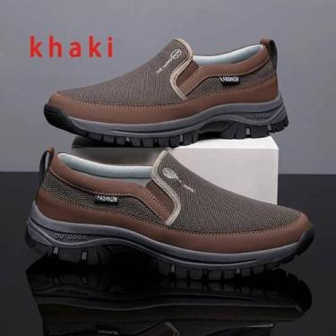 Imagem de Tênis Sapatilha Masculino Casual Trilha Impermeável Calce Fácil Confor