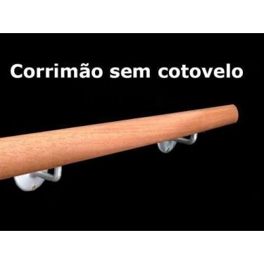 Imagem de Corrimão De Madeira Prático Para Parede Com 1 Metro - Paulicéia Madeir