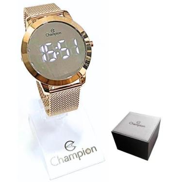 Imagem de Relógio Champion Feminino Digital Rosê Espelhado CH40106P