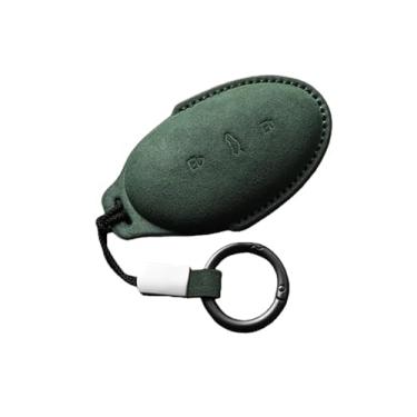 Imagem de Luxo macio camurça caso chave do carro escudo compatível com subindo r7 f7 er6 pro versão preto verde saco à prova de choque acessórios fashoin(Green-1)