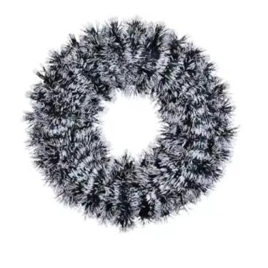 Imagem de Guirlanda de Natal Luxo 38cm - Enfeite de Porta com Galhos Cheios, Decorativa Festiva Premium, Ideal para Casa, Entrada Ampla e Ambientes Natalinos (LUXO NEVE 38CM)