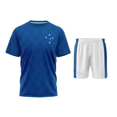 Imagem de Conjunto Cruzeiro Símbolo Mini Craque - Camisa + Shorts - Infantil, 8,