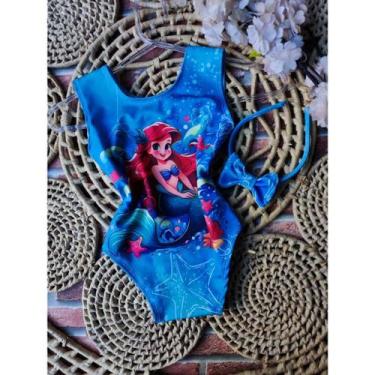 Imagem de Bodys Menina Infantil Temático Ariel RF02 - EDYNHOKIDS, 01 ANO A 05 AN