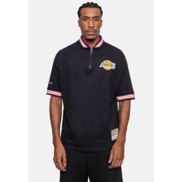 Imagem de Camiseta Mitchell & Ness Oversized Los Angeles Lakers Masculino-Masculino