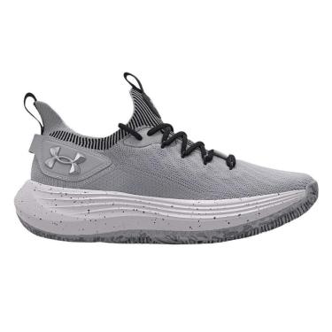 Imagem de Tênis Under Armour Hooper Basquete Cinza e Preto - Masculino 37-Masculino