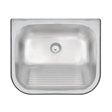 Imagem de Tanque de Parede Tramontina Hera Wall 30L Aço Inox Acetinado 50x40 cm 