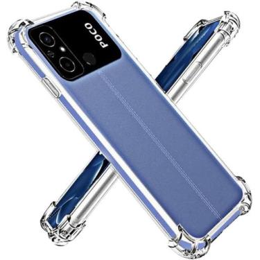 Imagem de Kit 2x Capas Capinha Com Bordas Anti Impacto Para Poco C55 Tela de 6,7