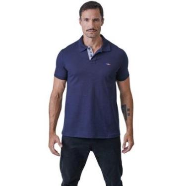 Imagem de Camisa Polo FMF  Básica Piquet no Estilo Tommy Bordado França-Masculino