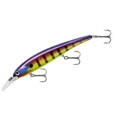 Imagem de BANDIT LURES Walleye Isca de pesca rasa Minnow Jerkbait, acessórios de pesca, mergulhos de 3,6 m de profundidade, poleiro viral, 4,5 polegadas, 5/226.8 g, (BDTWBS1D73)