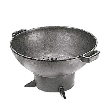 Imagem de Fogareiro De Ferro Fundido Redondo Sem Grelha - 32cm