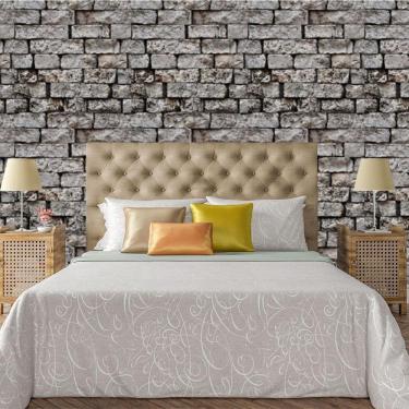 Imagem de Papel De Parede Adesivo Tijolo Lavável Sala Quarto Cozinha 3m