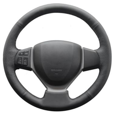Imagem de Capa de volante, para Suzuki Vitara 2015-2019, personalize couro costurado à mão DIY