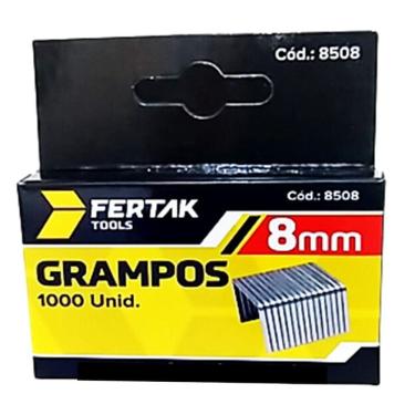 Imagem de Grampo 8Mm Tipo53 Grampeador Tapeceiro Caixa 1000Pçs Fertak
